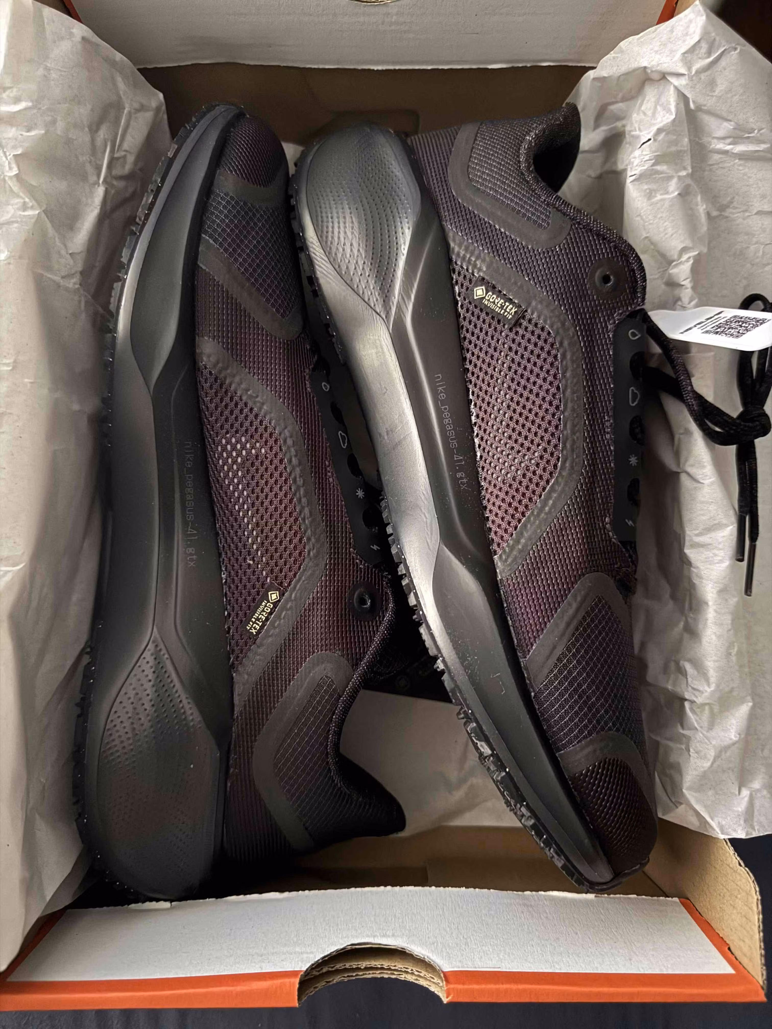 Nike Air Zoom Pegasus 41 GORE-TEX 'Black Anthracite' FQ1356-001 Nike Air Zoom Pegasus 41 GORE-TEX 'Black Anthracite' FQ1356-001